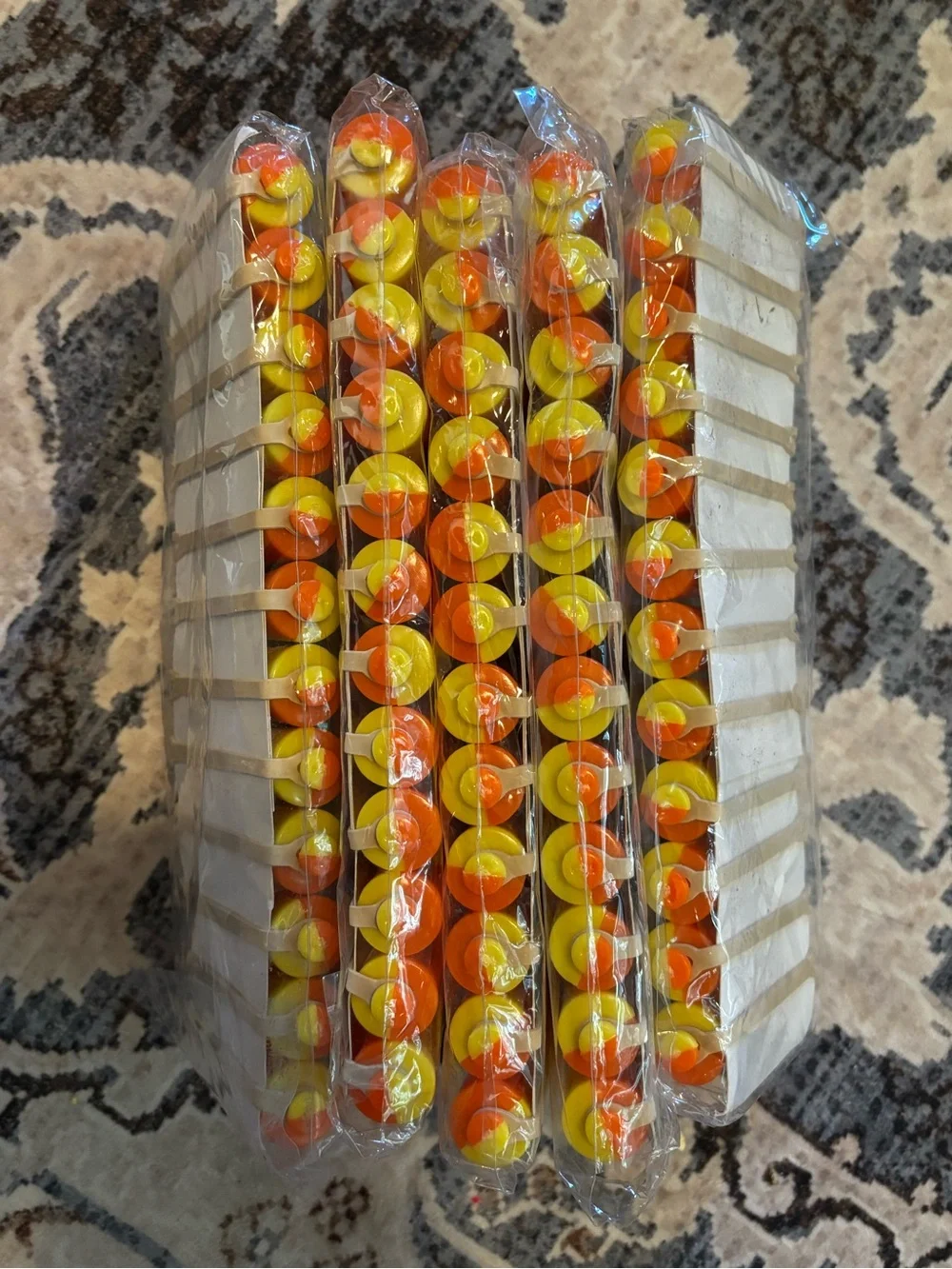 Hair perming rods 6 packages of 12 approx 18mm or 3/4”